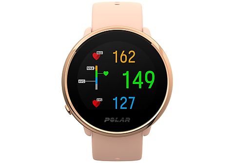 Reloj deportivo - Polar Ignite S/M, Rosa, 1.2'', TFT GPS, 17 h Autonomía, Notificaciones, Frecuencia cardíaca
