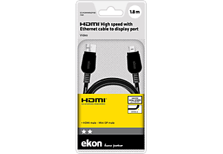 EKON HDMI CABLE M-MINI D PORT M-1,8 MT