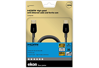 EKON HDMI CABLE MM, 1.8 MT, METAL