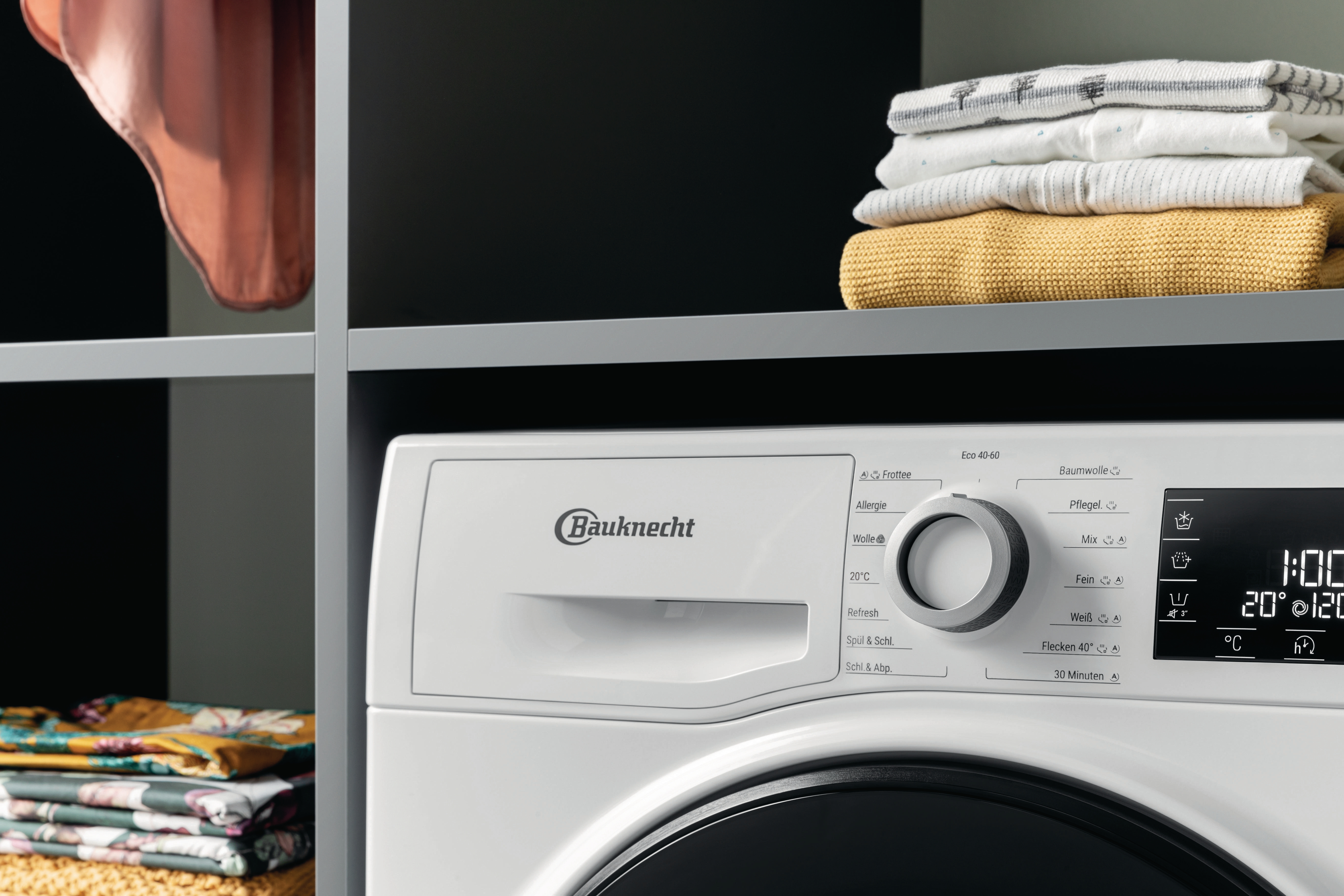 BAUKNECHT WM ELITE 823 PS Waschmaschine (8 kg, 1351 U/Min., B)