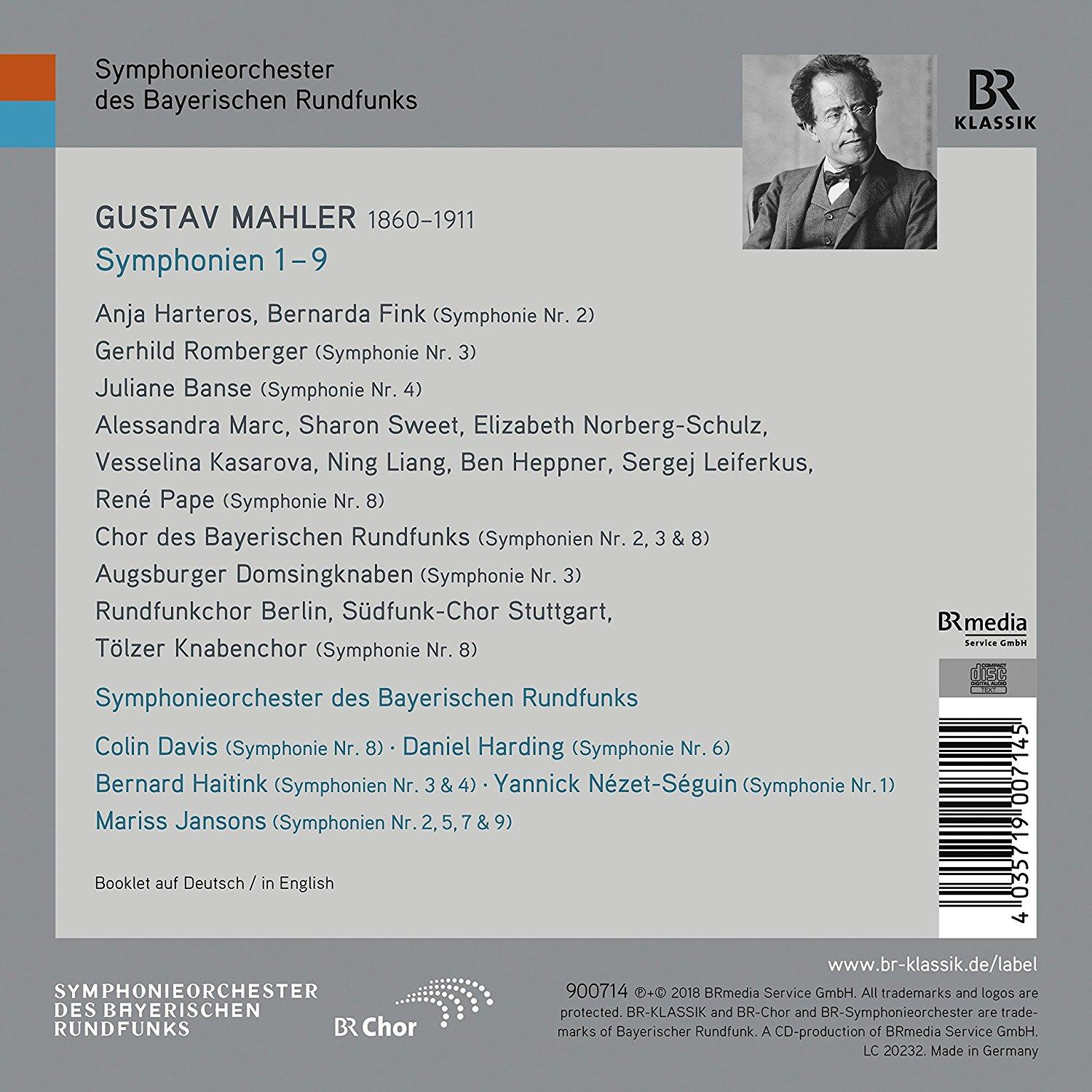 CD-Cover für Symphonieorchester des Bayerischen Rundfunks, mit einem Foto.