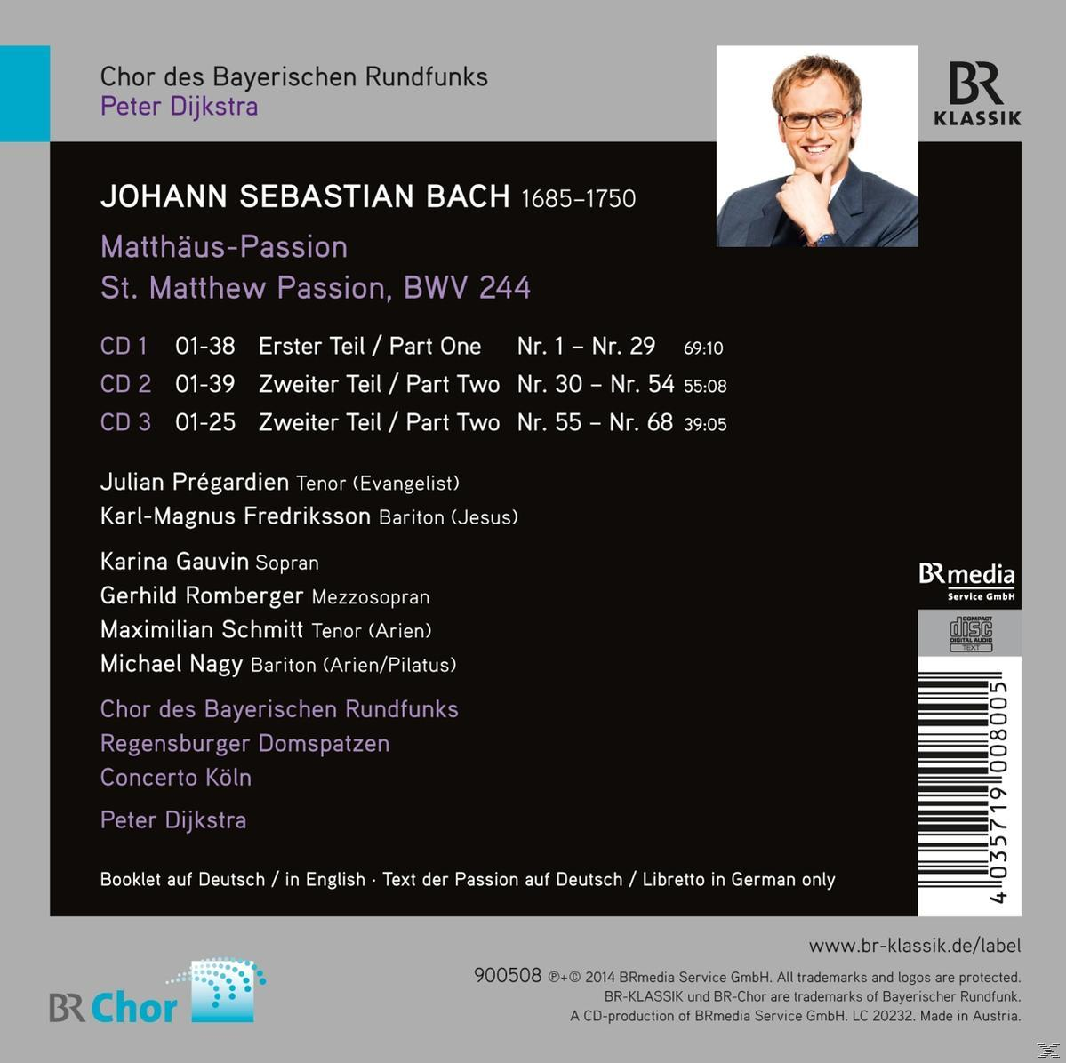 Chor Des Bayerischen Rundfunks - Matthäus-Passion  - (CD)