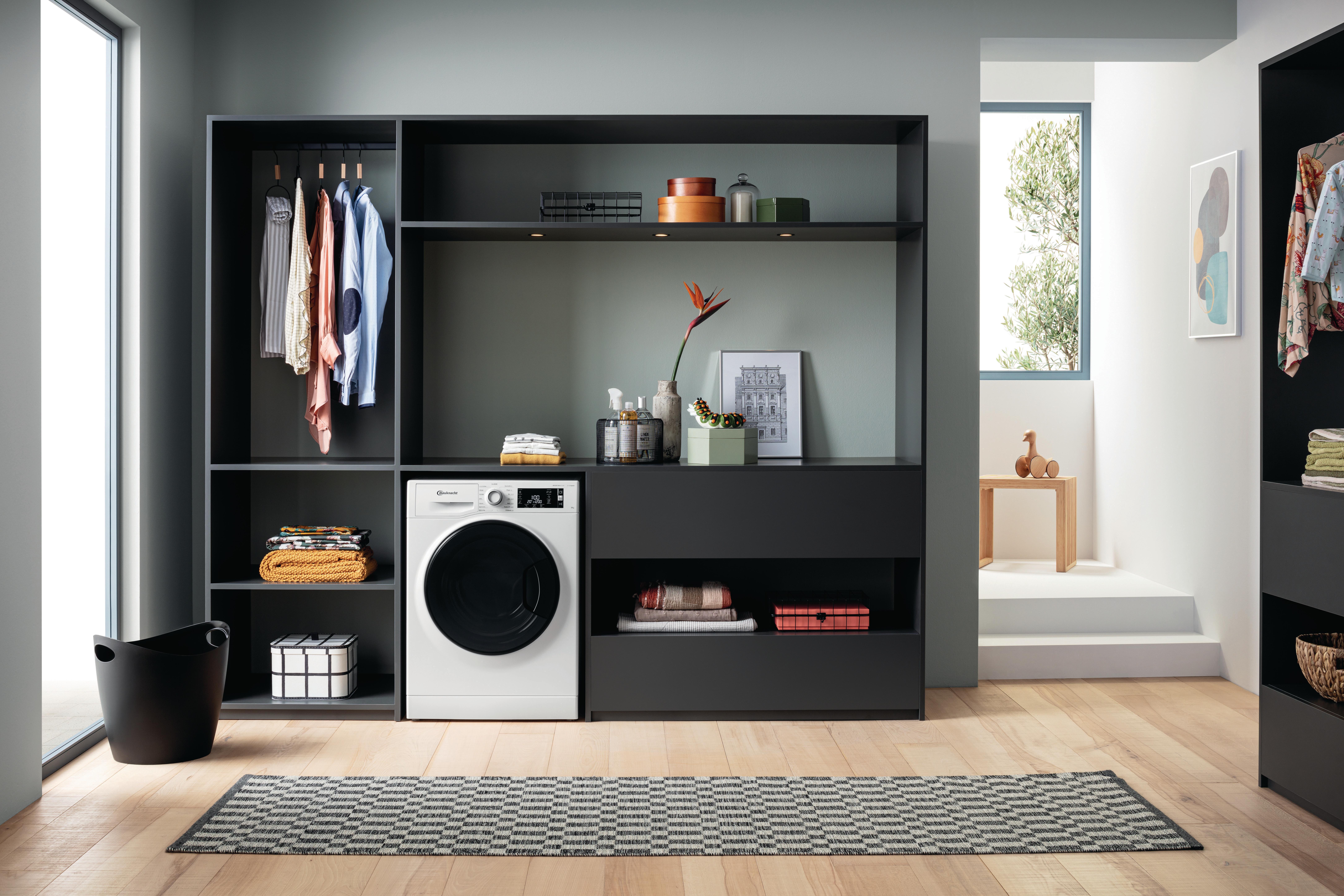 BAUKNECHT WM ELITE 823 PS Waschmaschine (8 kg, 1351 U/Min., B)