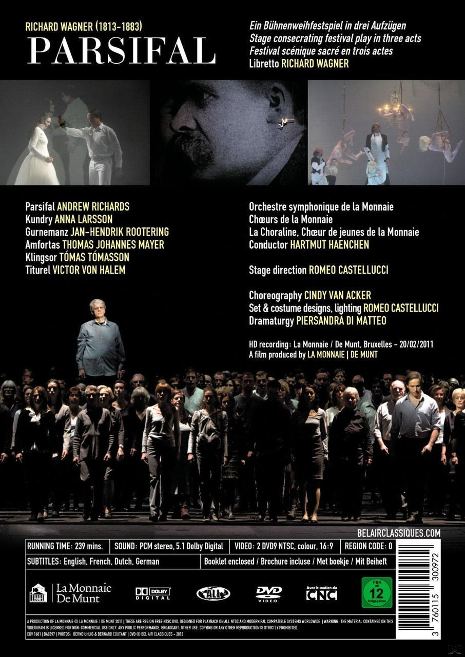 Orchestre Symphonique De La Monnaie, Choeurs De La Monnaie - Parsifal  - (DVD)
