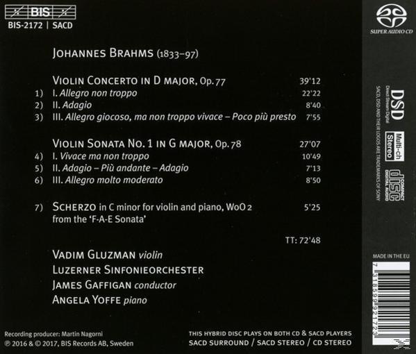 Vadim Gluzman - Violinkonzert und Kammermusik  - (SACD Hybrid)