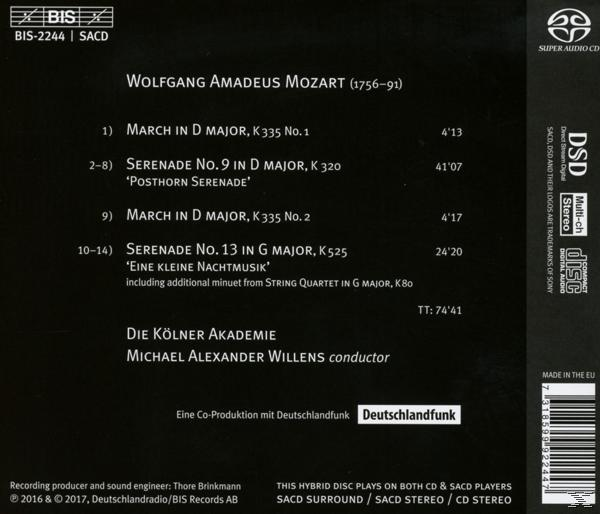 Kölner Akademie - Serenaden  - (SACD Hybrid)