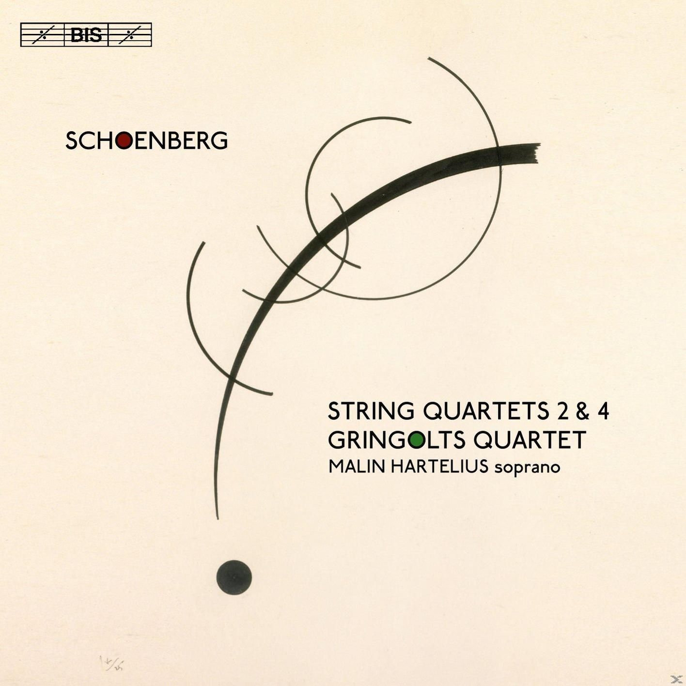 Gringolts Quartet, Malin Hartelius - Streichquartette 2 und 4  - (SACD Hybrid)