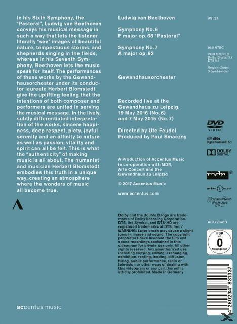 Herbert Blomstedt, Gewandhausorchester - & (DVD) Sinfonie 6 - 7