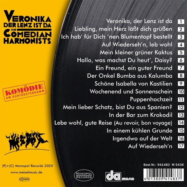 CD-Cover mit Text und Titelliste auf weißem Hintergrund.