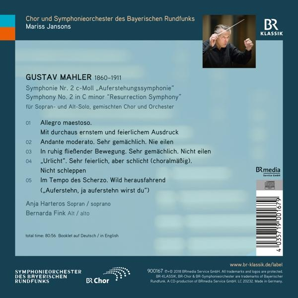 CD-Cover mit Noten und Text. Ein Dirigent dirigiert ein Orchester. Label: BR-Klassik, Symphonieorchester des Bayerischen Rundfunks.