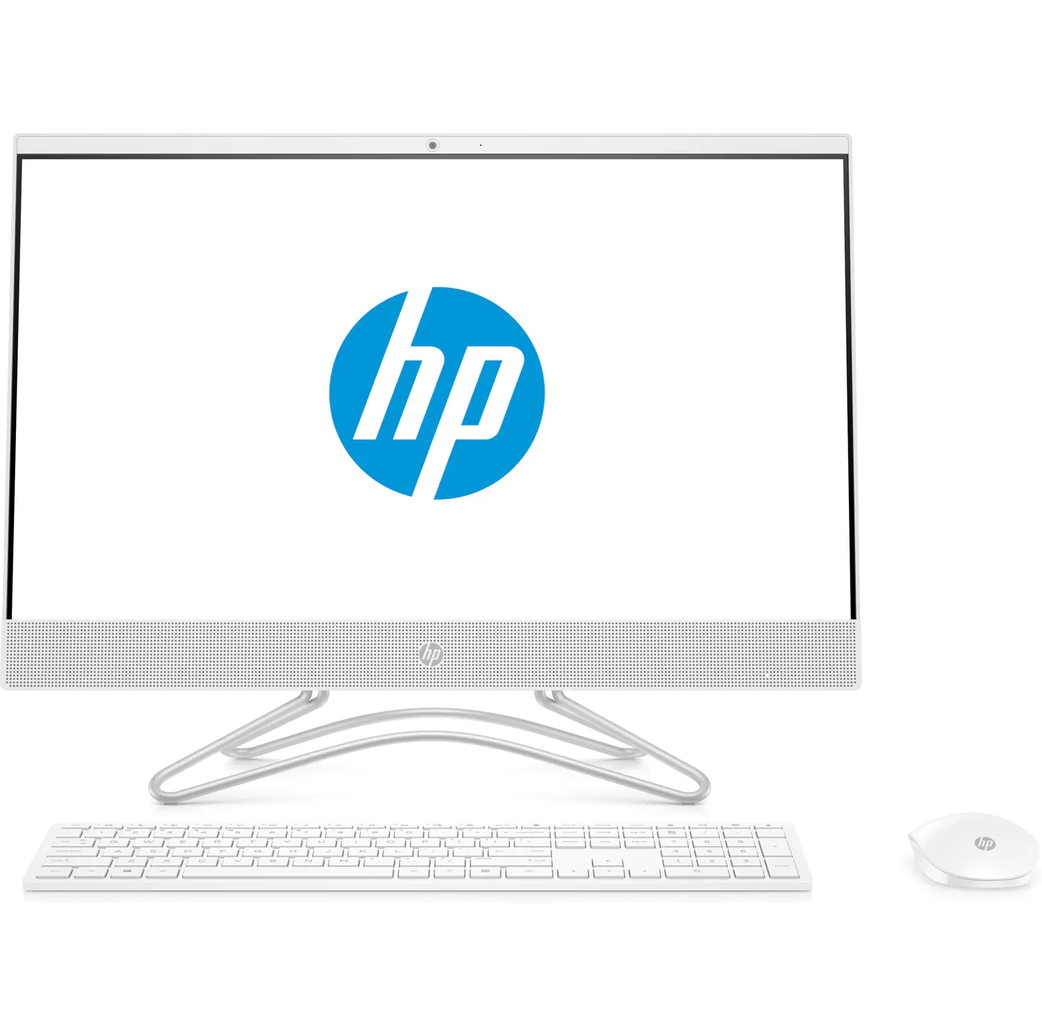 All in One - HP 24-f0095ns, 23.8" FHD, Intel® Celeron® J4005, 8 GB RAM, 256 GB SSD, FreeDOS, Blanco