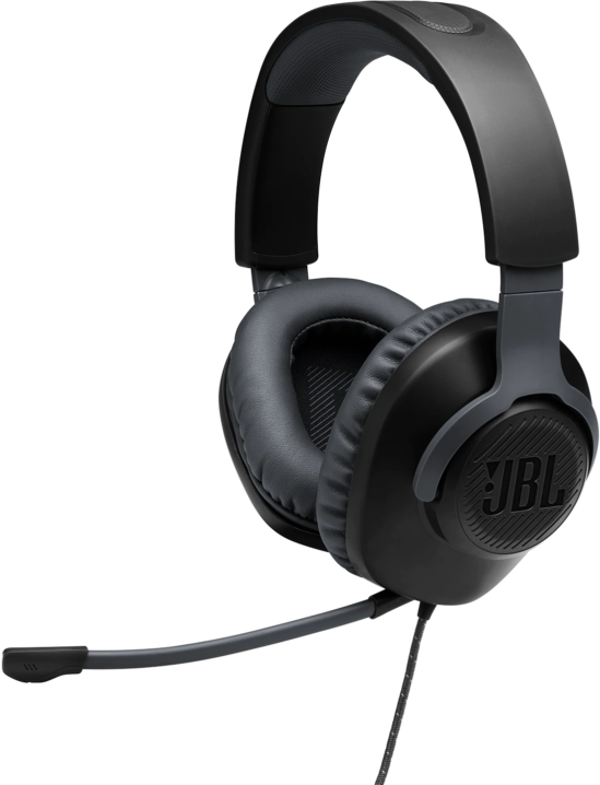 JBL Quantum 100 gamer fejhallgató, fekete