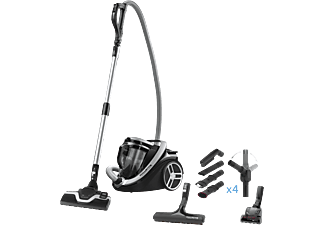 ROWENTA RO7689CH SILENCE FORCE CYCLONIC HOME&CAR - Aspirateur (Rouge/Noir)