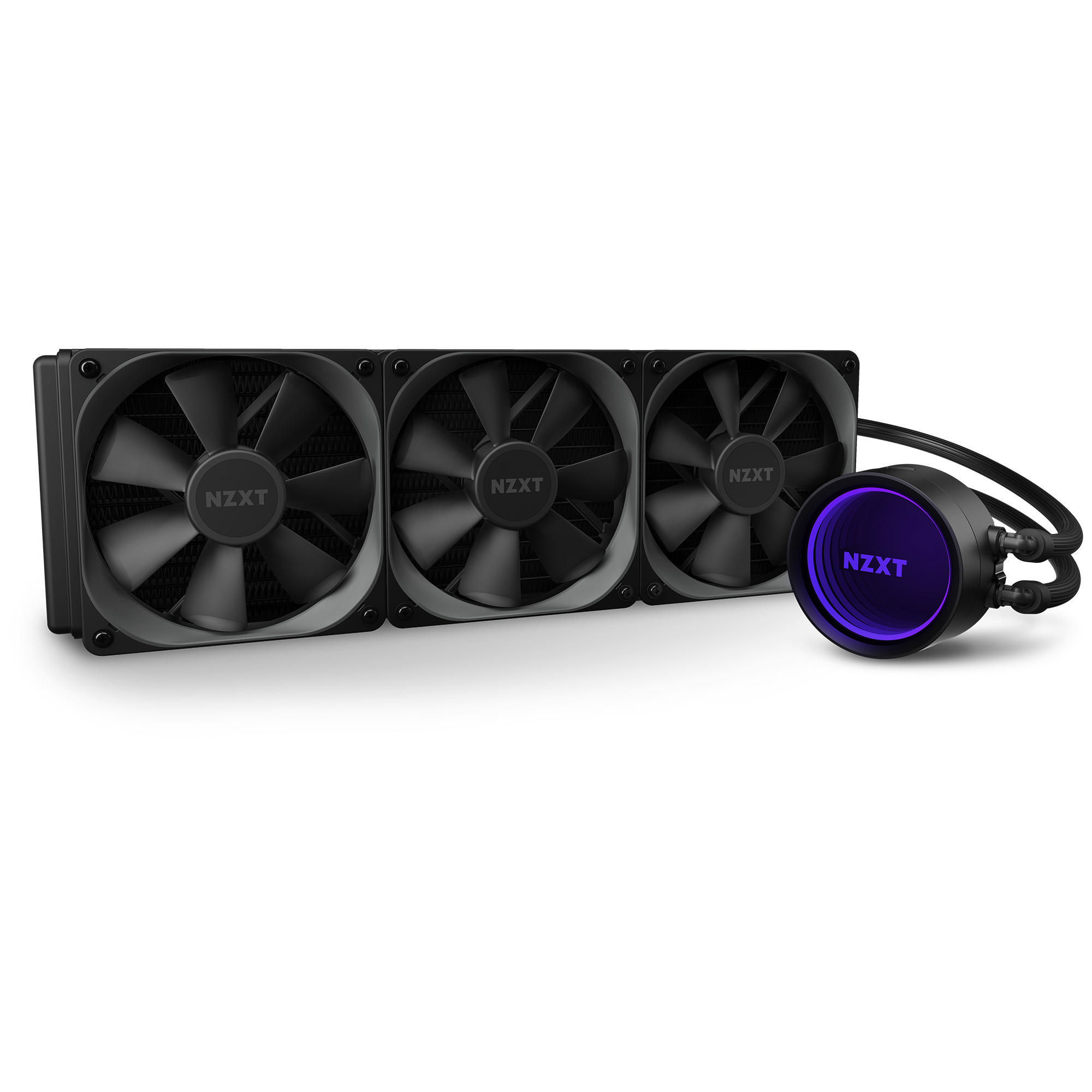 NZXT RL-KRX73-01 KRAKEN X73 360MM AiO CPU Wasserkühlung, Schwarz