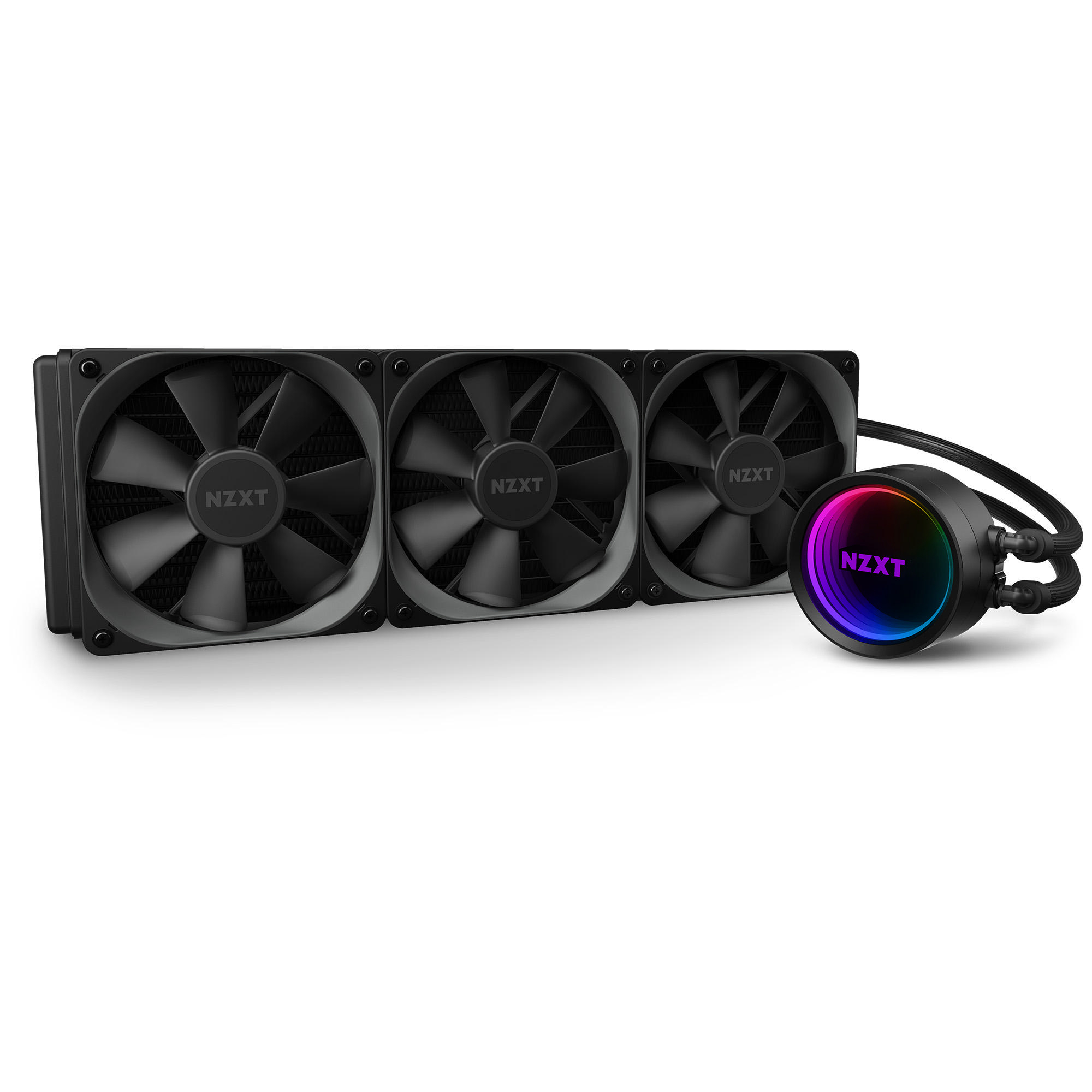 NZXT RL-KRX73-01 KRAKEN X73 360MM AiO CPU Wasserkühlung, Schwarz
