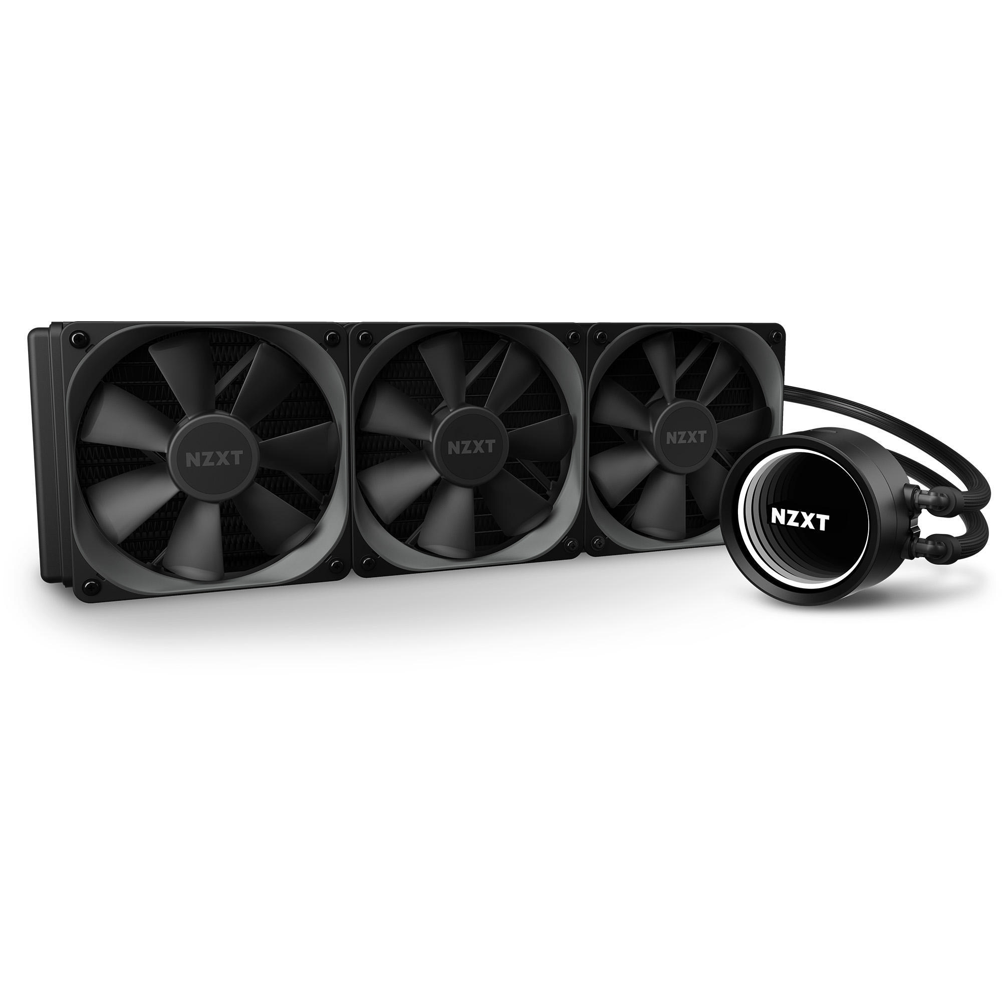 NZXT RL-KRX73-01 KRAKEN X73 360MM AiO CPU Wasserkühlung, Schwarz