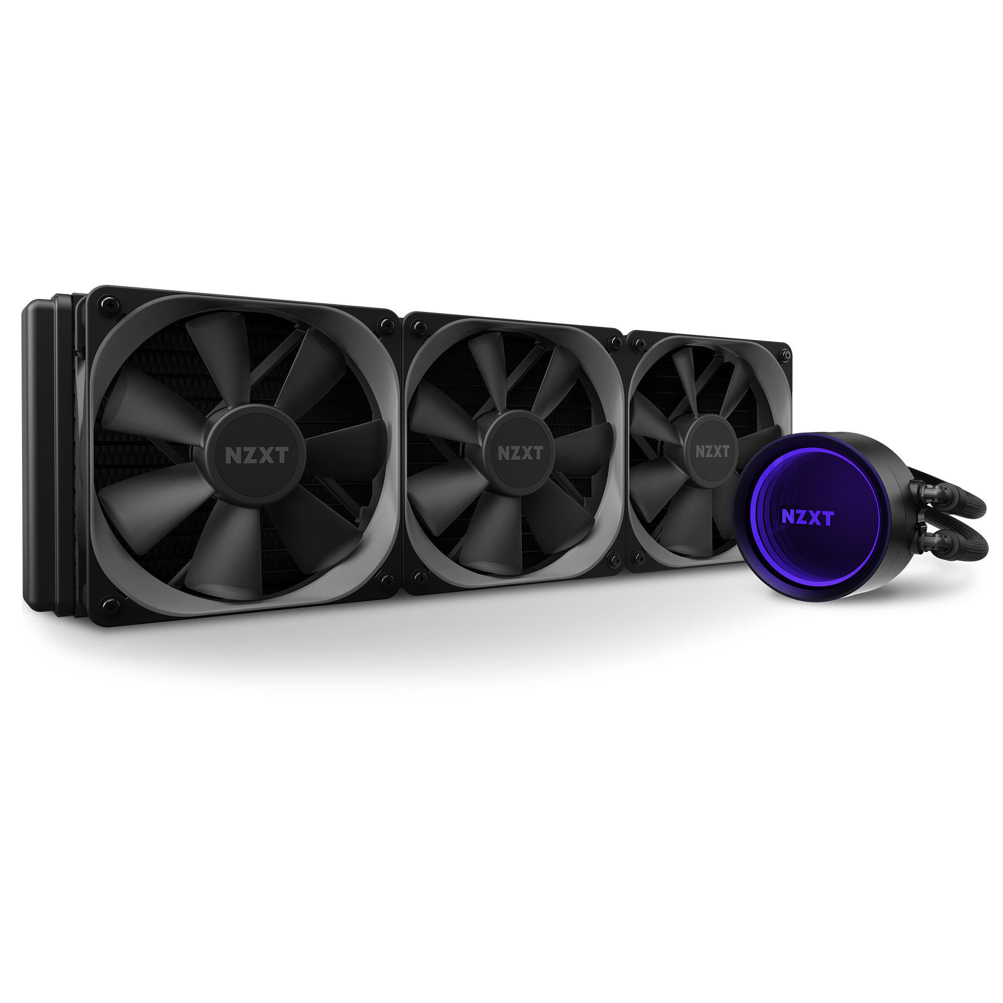 NZXT RL-KRX73-01 KRAKEN X73 360MM AiO CPU Wasserkühlung, Schwarz