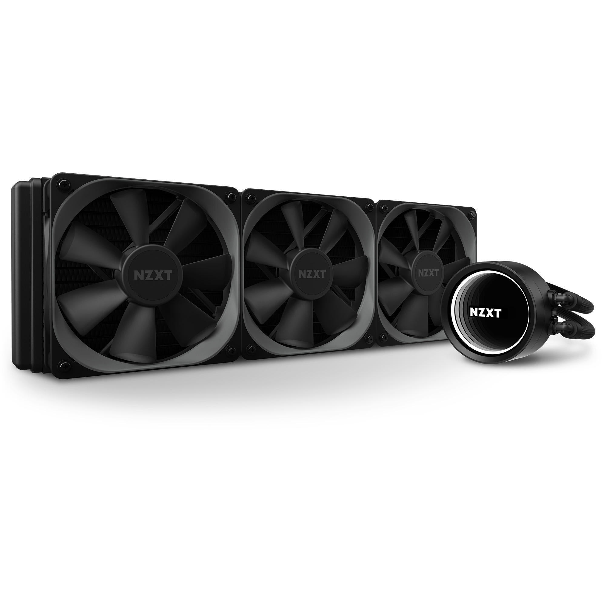 NZXT RL-KRX73-01 KRAKEN X73 360MM AiO CPU Wasserkühlung, Schwarz