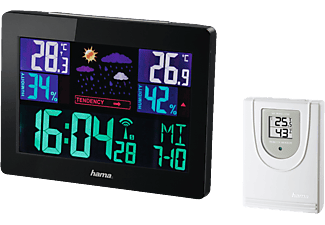 HAMA Color EWS-1400 - Station météo (Noir)