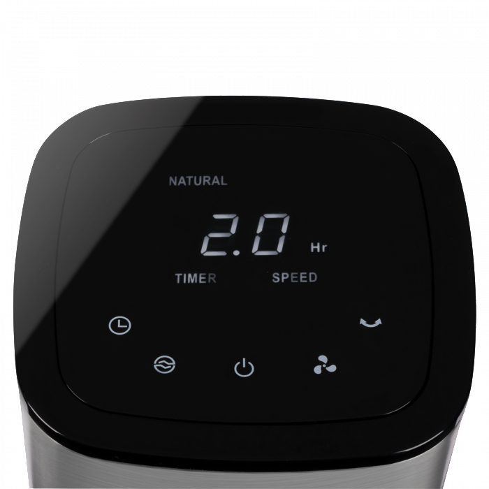 PROFI CARE PC-TVL 3068 Turmventilator Edelstahl/Schwarz (50 Watt)