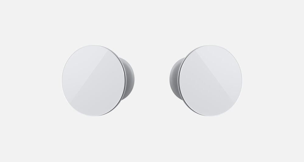 MICROSOFT Surface Earbuds, In-ear Kopfhörer Bluetooth Gletscher
