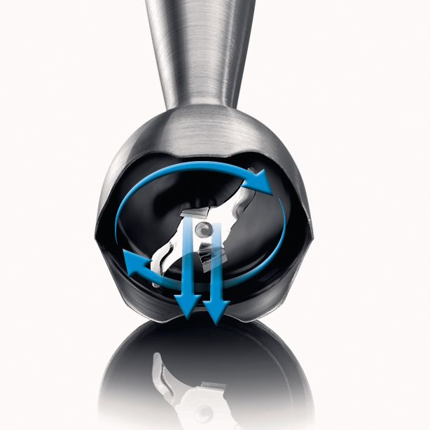 PHILIPS HR1378/00 Stabmixer Dunkelgrau, Alu (200 Watt, 1 l)
