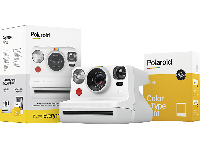 POLAROID Now Kamera Everything Box Sofortbildkamera, Weiß