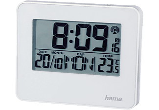 HAMA RC 650 - Sveglia radiocontrollata (Bianco)