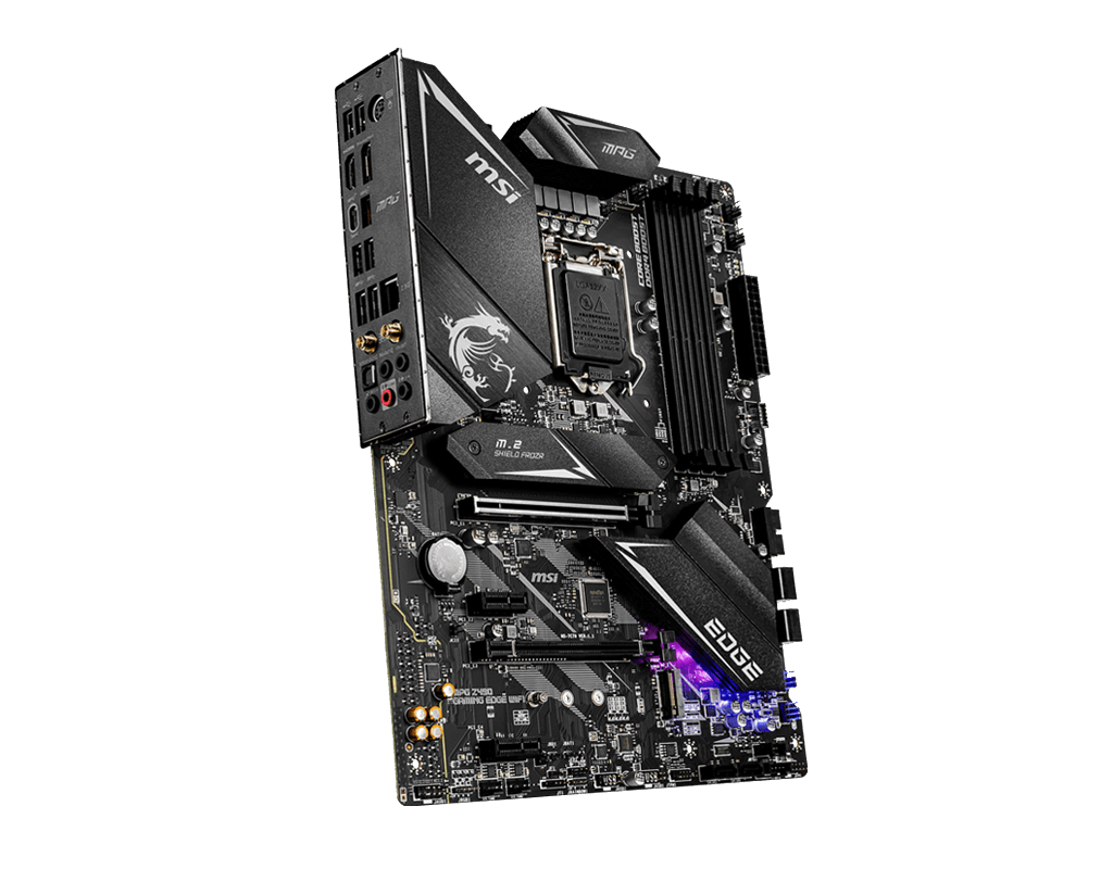 MSI MPG Z490 GAMING EDGE WIFI Mainboard Schwarz