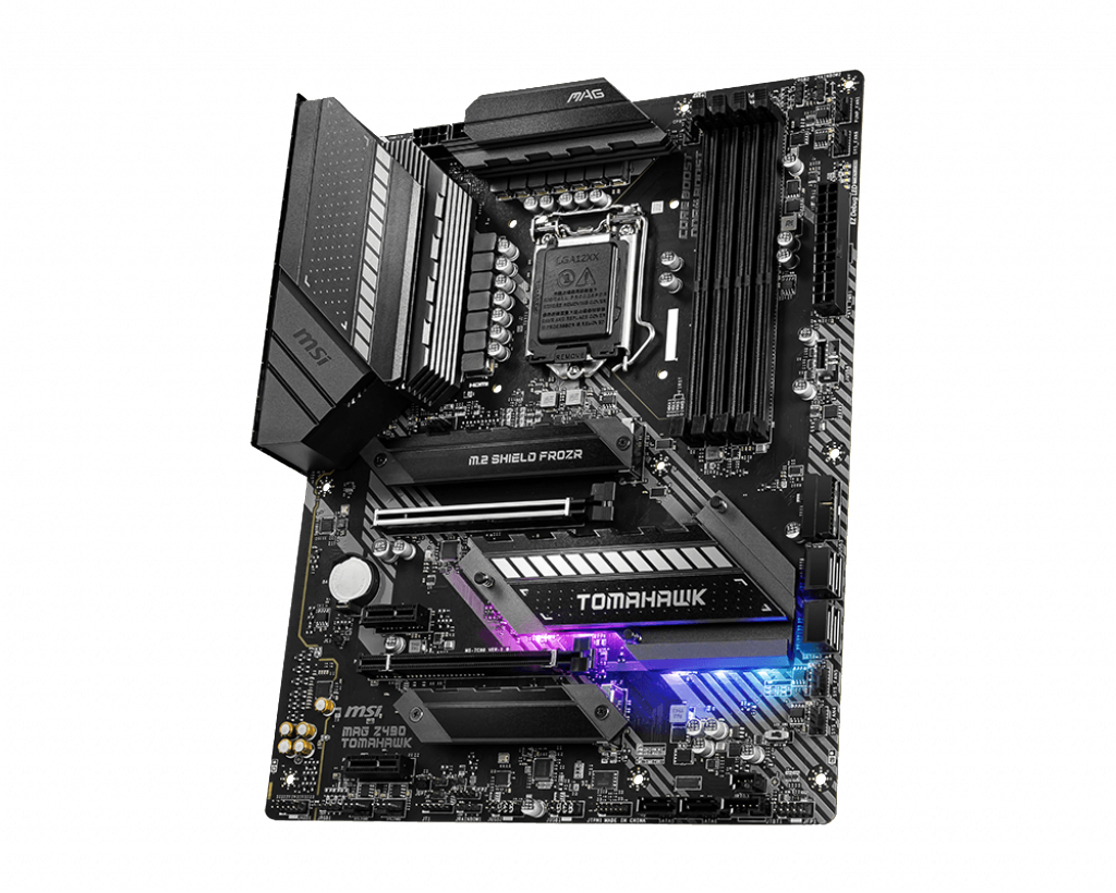 MSI MAG Z490 TOMAHAWK Mainboard Schwarz