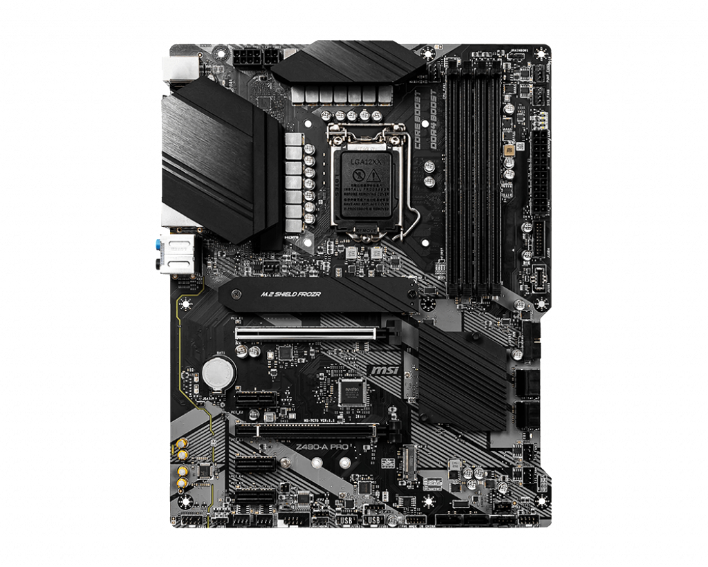 MSI Z490-A PRO Mainboard Schwarz