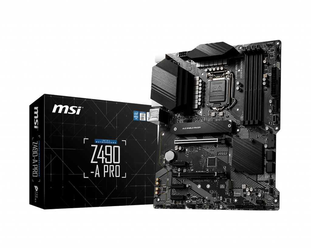 MSI Z490-A PRO Mainboard Schwarz