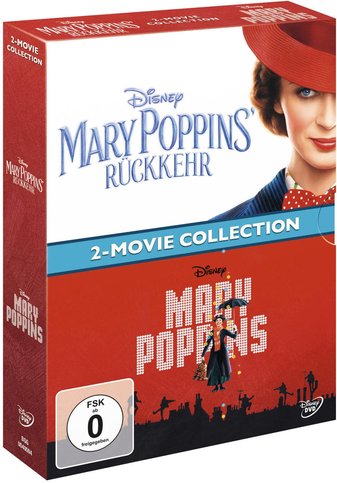 DVD-Box-Set von Mary Poppins' Rückkehr, mit dem Filmplakat.