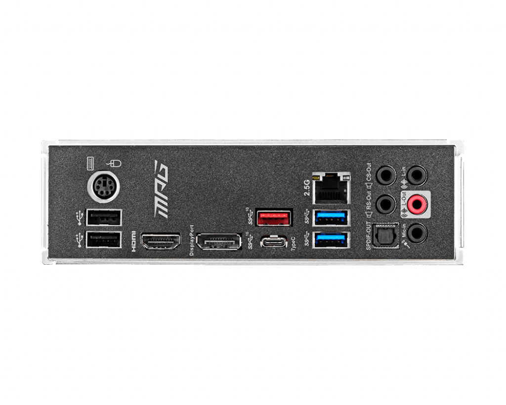 MSI Z490 GAMING PLUS Mainboard Schwarz