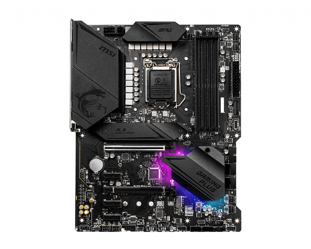 MSI Z490 GAMING PLUS Mainboard Schwarz