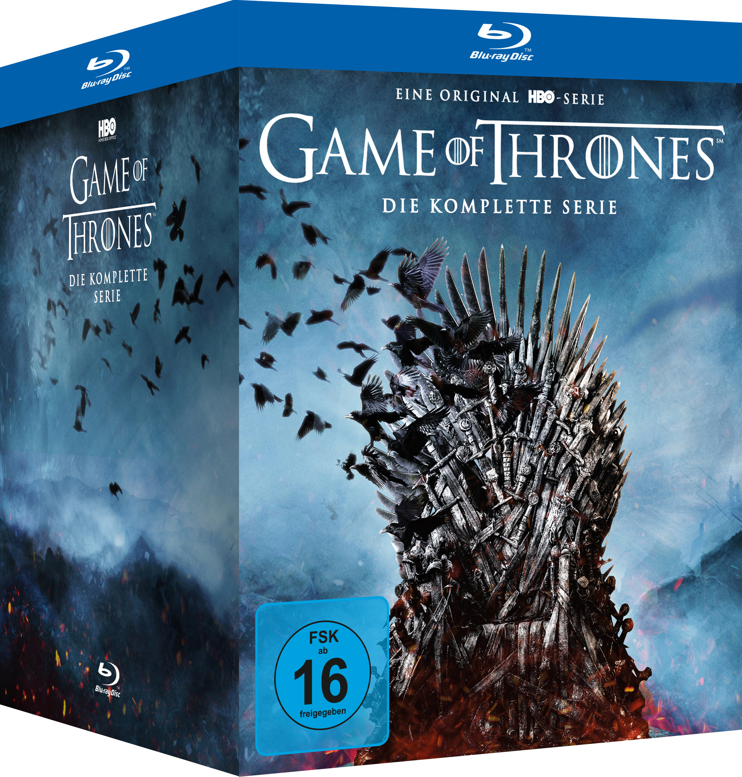 Blu-ray-Box-Set von Game of Thrones.