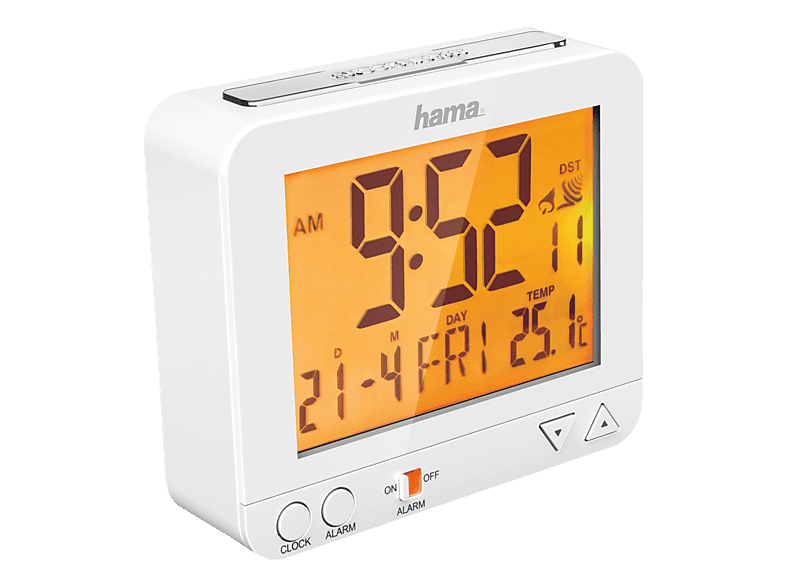 HAMA RC 550 - Funkwecker (Weiss)