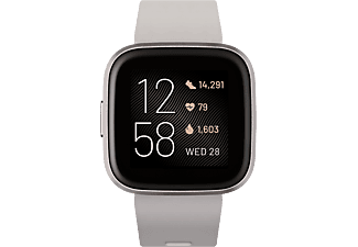 FITBIT Versa 2 okosóra szürke/ködszürke (Stone/Mist Grey)