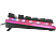 DELTACO GAMING RGB-tangentbord, 105 tangenter, nordisk layout, membranbrytare, orange LED belysning, USB, svart/RGB