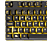 DELTACO GAMING RGB-tangentbord, 105 tangenter, nordisk layout, membranbrytare, orange LED belysning, USB, svart/RGB