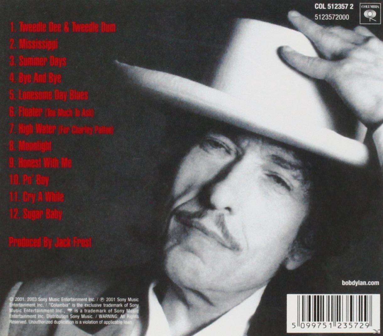Albumcover: Bob Dylan mit Hut, Schwarzweiß.