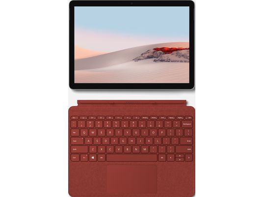 MICROSOFT Surface Go Type Cover - Tastatur (Mohnrot)
