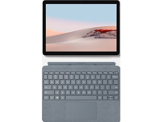 MICROSOFT Surface Go Type Cover - Tastatur (Eisblau)