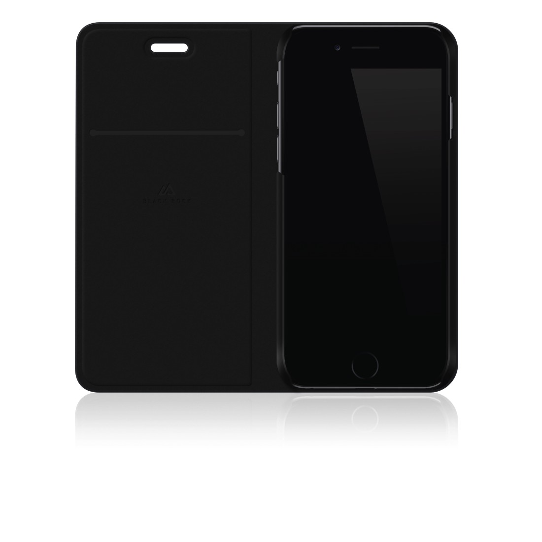 BLACK ROCK Pure, Bookcover, Apple, 7, iPhone Material Schwarz