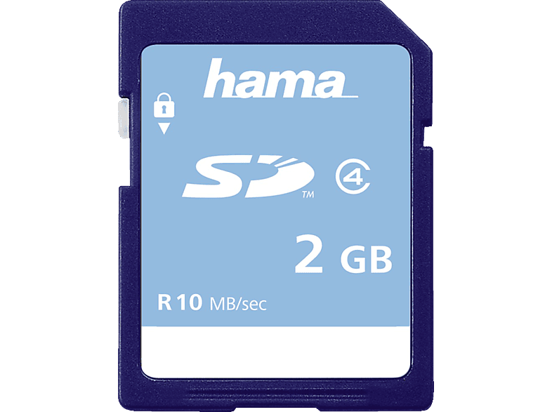 Tegenstander Arresteren boekje HAMA Class 4, SD Speicherkarte, 2 GB, 10 MB/s | MediaMarkt
