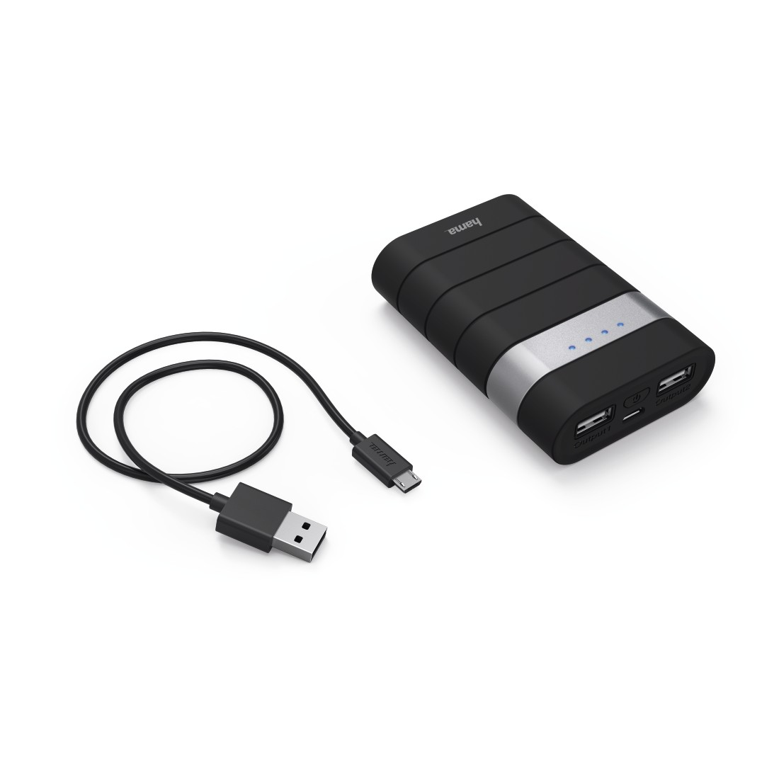 HAMA Power Pack Trip Li-lon Powerbank, 7800 mAh