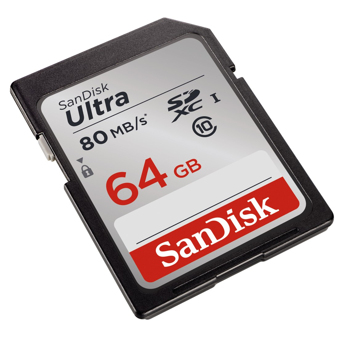 SANDISK Ultra, SDXC Speicherkarte, 64 GB, 80 MB/s
