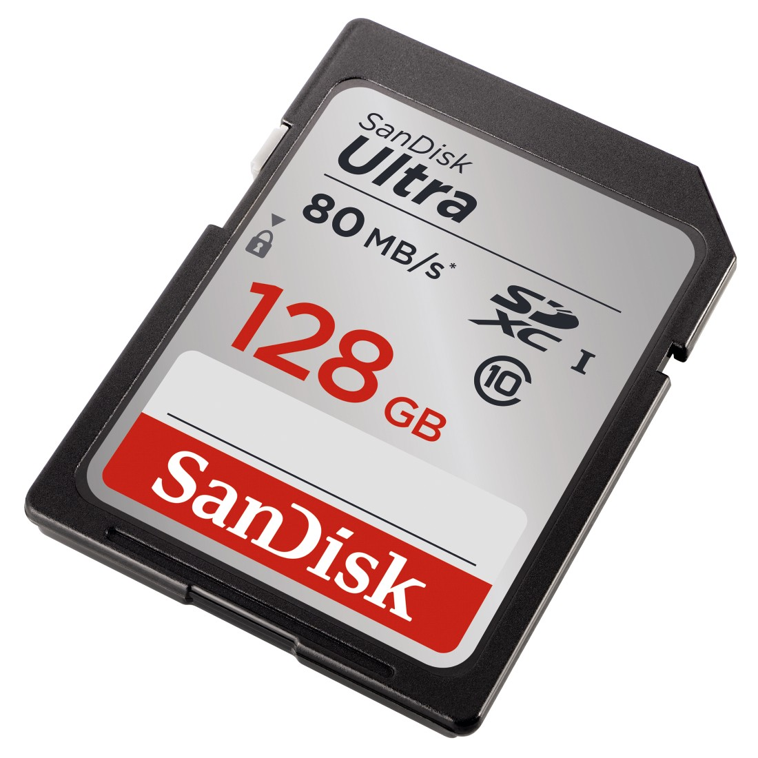 SANDISK Ultra, SDXC Speicherkarte, 128 GB, 80 MB/s