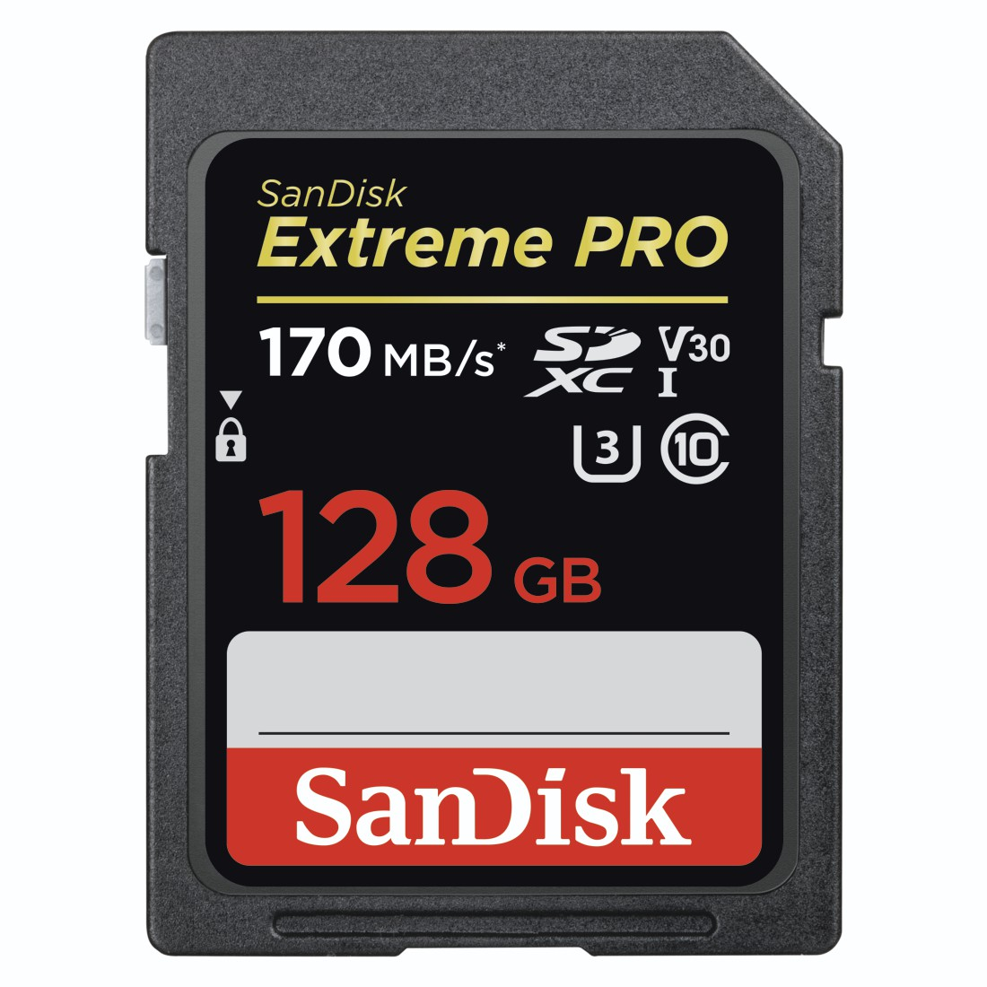 SANDISK Extreme PRO®, SDXC Speicherkarte, 128 GB, 170 MB/s