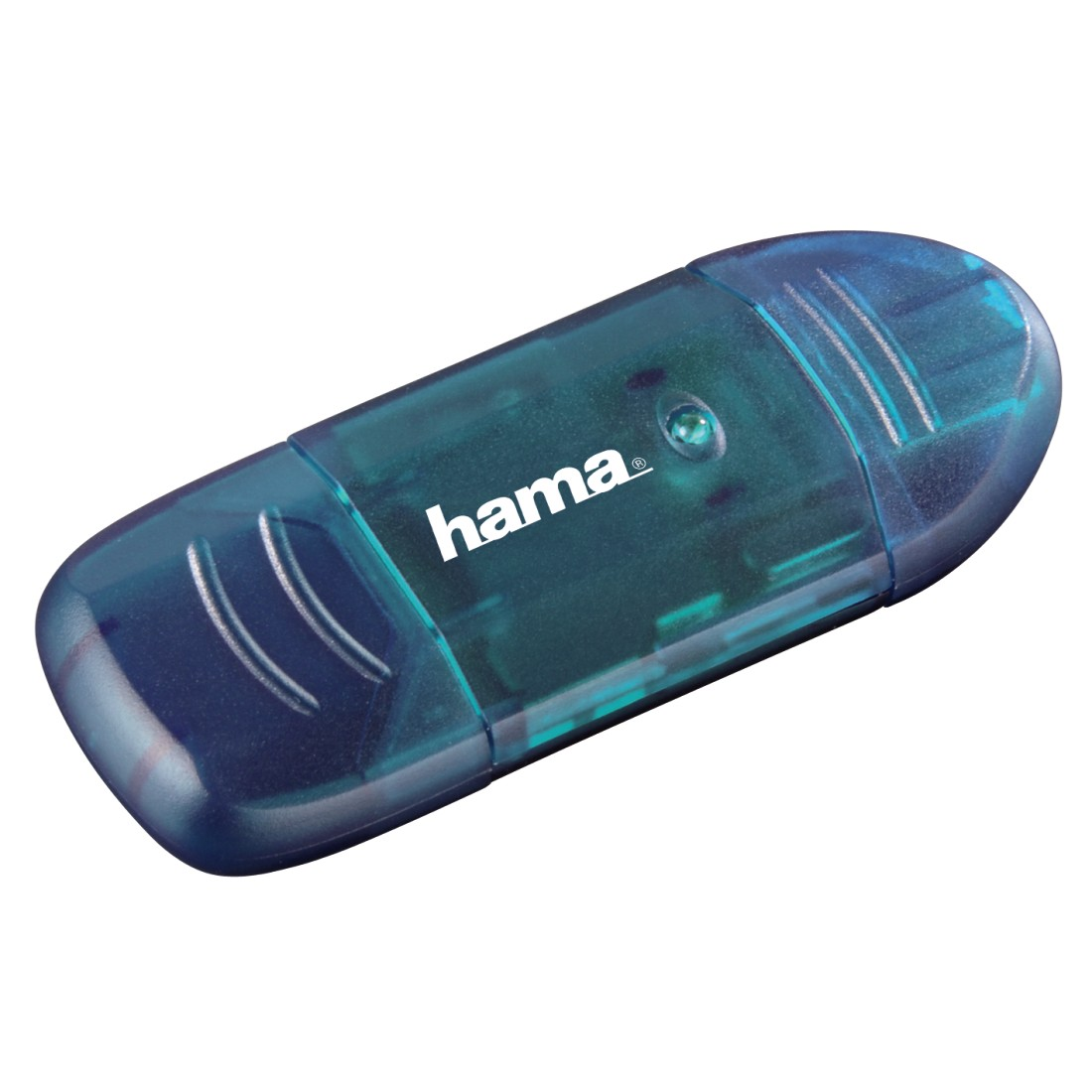 HAMA USB-2.0, Kartenleser, Blau